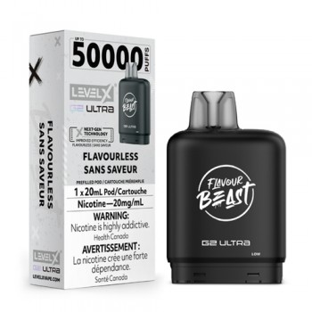 Level X Ultra Flavourless 50k 20mg